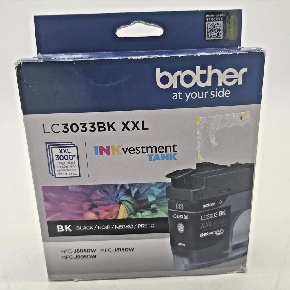 Brother LC3033BK XXL BLACK Super High-yield INKvestment Ink Tank EXP 01/2026